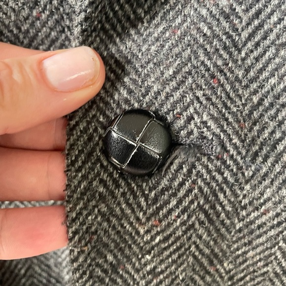 Vintage The Sovereign Men’s Suit Jacket Sport coat Blazer wool herringbone lined - Picture 2 of 12